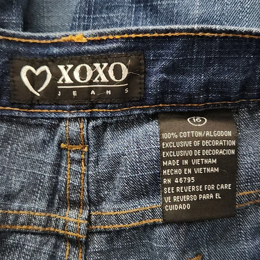XOXO Girls Jeans ❤️ Vintage Flared Jeans - Picture 3 of 5